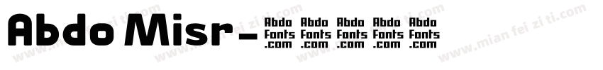 Abdo Misr字体转换